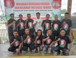 Dua Organisasi Relawan di Aceh Barat Daya Deklarasi Dukung Ganjar-Erick Capres-Cawapres 2024