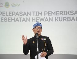 Ridwan Kamil Lepas 1.784 Pemeriksa Kesehatan Hewan Kurban