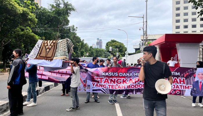 Kranda Mayat Disuguhkan Ke KPK, Jatim Progress Desak Tangkap Mafia Dana Hibah